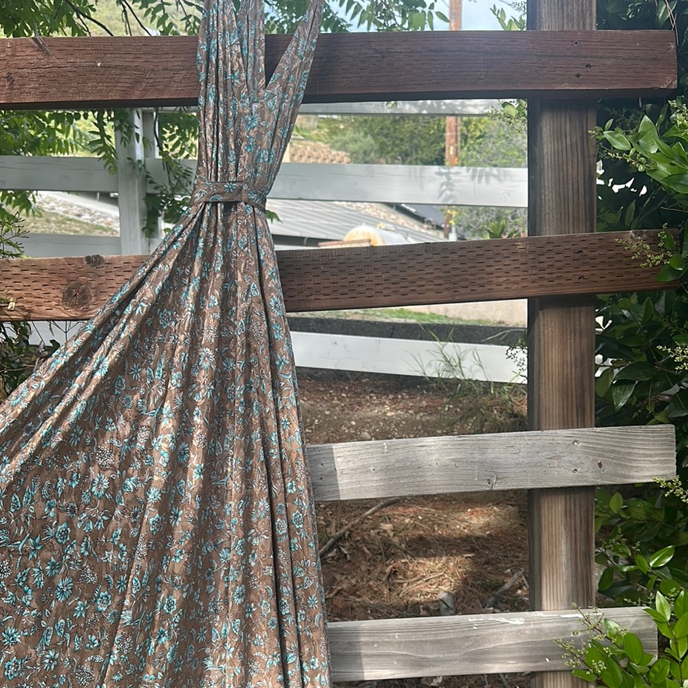 Floral Halter Maxi Dress